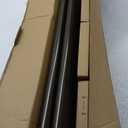 KAMANINA Double Curtain Rod for Windows 140 to 195 Inches (12-16 Feet), 1 Inch Heavy Duty Bronze Curtain Pole, Adjustable Double Rods with End Caps