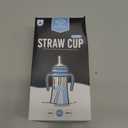 GROSMIMI Spill Proof no Spill Magic Sippy Cup with Straw with Handle for Baby and Toddlers, Customizable, PPSU, BPA Free 10 oz (Aqua green)