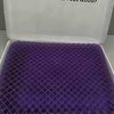 Purple Royal Seat Cushion, Portable 2 Inch Gel Seat Cushion, GelFlex Grid
