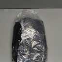 Smiry Rectangle Picnic Table Cloth, Waterproof Elastic Fitted Tablecloths for 8 Foot Tables, Washable Polyester Table Cover for Camping, Indoor and Outdoor (Black, 30"x96")