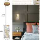 3-Pack Gold Pendant Lighting Modern Crystal Chandelier for Kitche Island