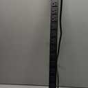 Metal Wall Mount Power Strip, 16 Outlets, 3 FT SJT 3/C 14AWG Power Cord, 15A 125V 1875W, Black