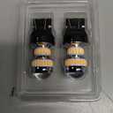 AUXITO LED Turn Signal Bulb 3157 LED Bulbs Amber Yellow 400% Brighter 3156 3457A 4057 4157 LED Bulb for Front Rear Turn Signal Light Blinker DRL Marker Parking Lights, Pack of 2