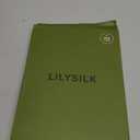 LILYSILK Natural Silk Pillowcase for Hair and Skin with Cotton Underside Standard 20x26 Inch White 1pc 19 Momme