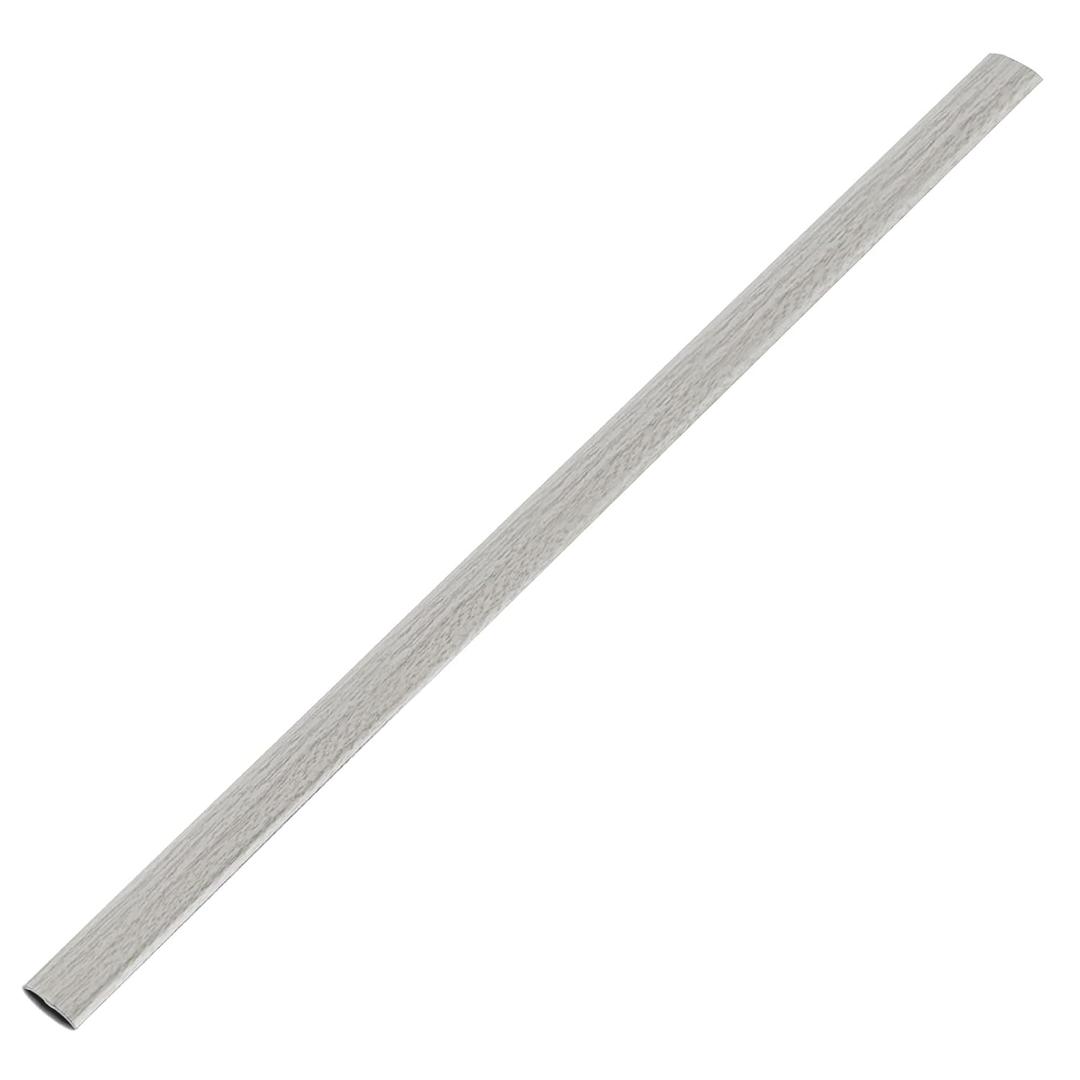 Aluminium Alloy Floor Transition Strip 5 Pcs Flooring Transitions Laminate Floor Strip Each 1.1" x 48" Threshold Seam Cover Strip Wood Grain Universal Strip Light Gray