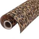 GLOW4U Self Adhesive Thick Vinyl Decorative Leopard Shelf Liner Contact Paper for Cabinets Dresser Drawer Furniture Walls 19X78.7 Inches