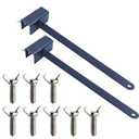 Cargo Bar Truck Bed Divider Bar Truck Bed Stabilizer Black Divider Bar-1pc