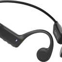 2026 New Bone Conduction Headphones, Bluetooth 6.0 Open Ear Headset with Mic, IPX5 Waterproof & 10H Playtime, Lightweight and skin-friendly material, Sports Earbuds for Running, Cycling, Gym Workouts.