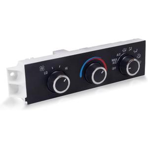599-217 Heater A/C Control Switch, Air Conditioning Climate Control Module Panel Compatible with 1996-2020 Chevrolet Express Kodiak Astro, GMC Savana Safari Topkick