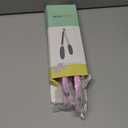 HINMAY Serving Tongs with Silicone Tips 9 Inches Stainless Steel Food Tongs, Set of 2(Pink)