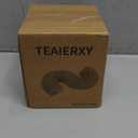 TEAIERXY 4 Inch 8FT Dryer Vent Hose,Flexible Insulated Air Ducting,Vent Hose PVC Aluminum Foil with 2 Clamps for HVAC Ventilation(Grey)