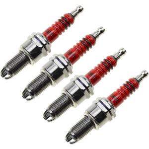 GOOFIT D8TC 3 Electrode Spark Plug for CG 125cc 150cc 200cc 250cc CF250 4 Stroke Gasoline Engine ATV Motorcycle Scooter 4pcs