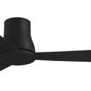 Minka-Aire F874-CL Simple Flush 60" Outdoor Hugger Ceiling Fan with Remote Control in Coal Finish