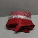 NICETOWN Red Velvet Curtains & Drapes for Bedroom, Room Darkening Curtains 84 inch Length, Sound Reducing Privacy Panels for Home Theatre/Film Room/Stage (Set of 2, Rod Pocket & Back Tab, 52" Wide)