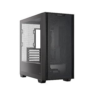 ASUS A31 White ATX Mid-Tower Gaming Case, Dual Tempered Glass, Frameless, BTF Hidden Connectors, 360 AIO Support, Angled Base, ARGB, Optimized Airflow, Seamless Cable Management
