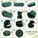 2 Pack 39 x 18 x 16 in Pop up Garden Plant Shade Tent 80% UV Resistant Plant Shade Net Foldable Crop Cage Cloth with Stakes for Outdoor Vegetable Fruit Protector Sun Protection Easy Setup
