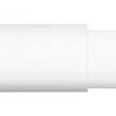 Kenney Rogers Twist & Fit Tension Window Curtain Rod, No Tools Installation, 5/8" Diameter, Adjustable 48-84", White