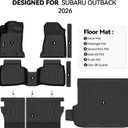 Floor Mats for Subaru Outback 2026-2027 Accessories
Trunk Mat and Backrest Mats & Door Sill Guard All Weather TPE Protector Odorless Full Set Interior Floor Liners