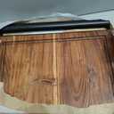 Extra Large Edge Grain Acacia Cutting Board with Metal Handle Premium Butcher Block for Kitchen Prep, Charcuterie and Serving thick Heavy-Duty Chopping Board, 22"L x 15"W x 1.25"Th