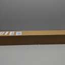 LazBlinds No-Drill Cordless Roman Shade - Light Filtering Natural Wood, Easy Install Bamboo Blind for Windows 33.5" W x 48" H, Malay Umber