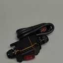 Inline Cord Switch 12V 20A DC Waterproof Inline Switch IP66 Red Lighted 2 Position 4 Pin DPST with 14 AWG Wire Outdoor Inline Power Lamp ON/Off Switch