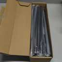 Anovo Flag Pole Kit Upgraded Holder, Stainless Steel 6 FT Flag Poles with1 Inch Metal 360° Rotating Flag Pole Rings TwoPosition Flag Pole Bracket Mounting for Outside House Porch(6 FT  Black)