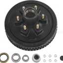 12" x 2" Trailer Brake Drum Kit 6 on 5.5" Replacement for 5200-6000 LBS Axle Hub Heavy Duty 6 Bolt Trailer Brake Hub Drum Assembly 1/2"-20 Drums Replace 008-201-09, 42656-22003K