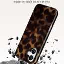 Jusy Compatible with MagSafe Brown Tortoise Shell Print Phone Case for iPhone 16 Plus, Amber Trendy Luxury Magnetic Soft TPU and Hard PC Protective Phone Cover for Women Girls - Tortoise Shell