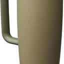 Owala FreeSip Tumbler Insulated Stainless Steel Water Bottle with Built-in Straw and Side Handle, For Travel, Work, School, and Sports, 40oz, BPA Free, Leak Proof, Off Road