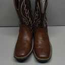 IUV Cowboy Boots For Men Western Boot Durable Fashionable Retro Classic Embroidered Pull On Slip Resistant Boots, 9.5