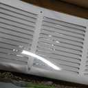 24"W x 6"H Return Air Grille [Duct Opening Size], Steel HVAC Return Air Vent Cover for Wall & Ceiling, White Powder-Coated Rust-Resistant AC Cold Air Return, Outer Dimensions 25.75"W x 7.75"H