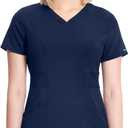Infinity Cherokee V-Neck Women's Nurse Scrub Top, 4-Way Stretch, Superior Performance and Comfort CK623A (3X-Large Plus)