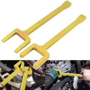 12020 Axle Popper Kit 2PC CV Axle Removal Tool for Most FWD Front Wheel Drive Vehicles Removing Stuck Half Shaft Fixing Damaged CV Joints CV Axle Puller, Gold