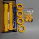 Gas Can Spout Replacement Kit, Gas Can Nozzle Replacement (2 Kit-Yellow) All gaskets are installed and ready to use upon receipt. For 1/2/5/10 gallon gas can. Easy and convenient to use