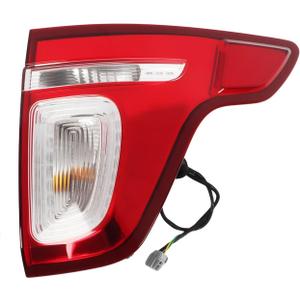 Right Tail Light Assembly Compatible with 2011-2015 Explorer Passenger Side Rear Brake Lamp with bulbs Taillamp FO2801226C BB5Z13404C
