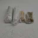 Tioncy 250 Pcs Floral Charcuterie Cups with Cocktail Picks Sets, Floral Bridal Shower Decoration 50 Charcuterie Cups with 200 Sticks for Wedding Baby Shower Party Decorations(Green,Flower)