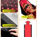 Red Light Therapy Mat for Full Body Pain Relief 80"x33" Infrared Red Light Blanket with 1,510 (660nm & 850nm) LEDs | Ideal for Body | Recovery | Skin Health