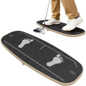 Golf Pressure Plate, Golf Weight Shift Board, Golf Swing Trainer, Improve Weight Shift, Balance & Accuracy - Golf Training Aid for Increased Power & Control, Teaching Tool for Club Practice & Drills