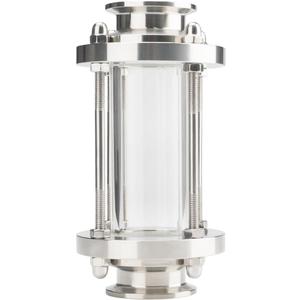 Flow Sight Pipe Glass Diopter 2 Inch Ferrule Tri Clamp SUS304 (Flow Pipe OD 51MM)