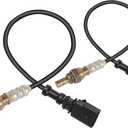 O2 Oxygen Sensor Compatible for Volkswagen for Beetle 2012-2014, for Jetta 2012-2014, for Passat 2014, for Golf 2012-2014, CC 2010-2017, Touareg 2011-2015 - 2-PC Set (250-24672, 350-34223)