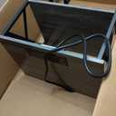 Huuger Nightstands Set of 2, Night Stand with Charger Station, 2 Drawer Side Table with Open Shelf, USB-C Port, End Table for Small Spaces, X Shaped Side Rail, Grey