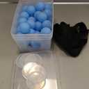 YUBAIHUI 3 Sets Baby Shower Games Bridal Shower Games Funny Activities - Funniest Baby Shower Game Ever, Ice Breakers for Boy or Girl, Ping Pong Twerk Game (Blue)