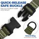 Martingale Dog Collars Adjustable Training Martingale Collar for Dogs - Reflective No Pull Dog Collar with Quick Release Buckle (Army Green, Large) (Medium)