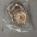 Antrader Kitchen Sink Drain Strainer and Stopper Gold,3Pcs Stainless Steel Kitchen Sink Drain Strainer Basket and Stopper Gold Kitchen Sink Drain Strainer Kitchen Sink Stopper Kit Basket