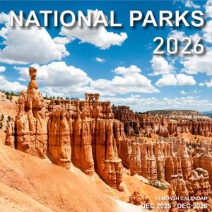 Calendar 2026 - Wall Calendar from January 2026 to December 2026, 3 Languages(English,French,Spanish), 2026 Calendar with Holiday Marked, Premium Paper for Organizing, 7'' x 7'', National Park-B