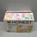 The Honest Company Baby Wipes for Sensitive Skin, Hypoallergenic, Fragrance-Free, Multi-Use, Rose Blossom Design, 576 Count (6 Packs of 96)