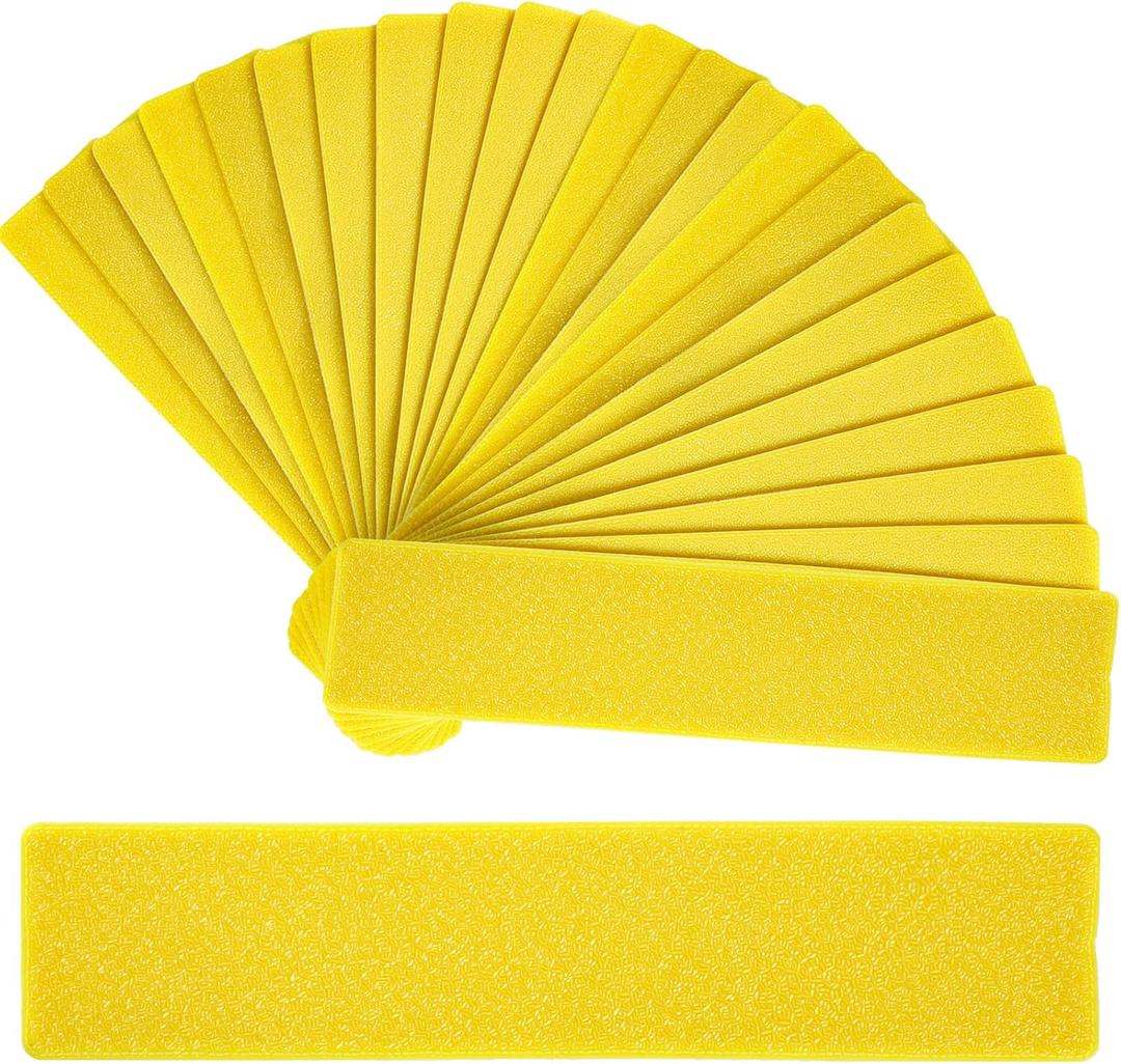 Moukeren Court Line Marker Kit Yellow Boundary Markers Lines Set for Tennis Basketball Volleyball Badminton Pickleball Net Court Outdoor or Indoor Training