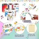 Tenceur 98.5 ft Bulletin Board Border Classroom Decor, Music