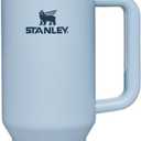 STANLEY Quencher H2.0 Tumbler with Straw 40 oz | Flowstate 3-Position Lid | Cup Holder Compatible for Travel | Insulated Stainless Steel Cup | BPA-Free | Chambray