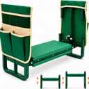 Garden Kneeler and Seat, 6-Level Height Adjustable for Seniors, 15-21 inches